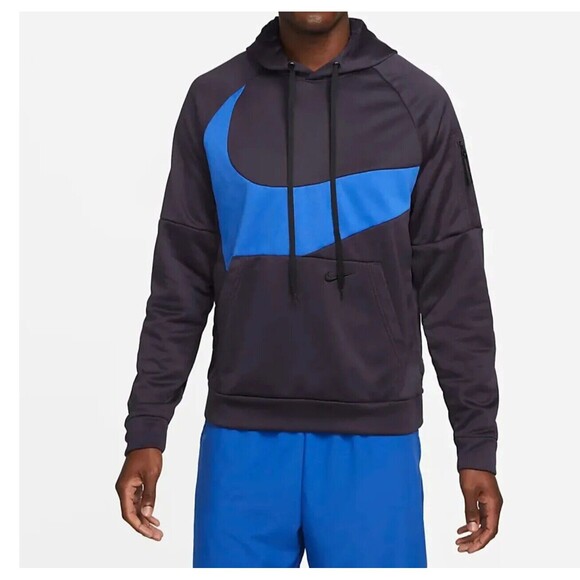 Nike Other - Nike Therma-FIT Men's Pullover Fitness Hoodie Cave Purple/Royal/Black DQ5401-540